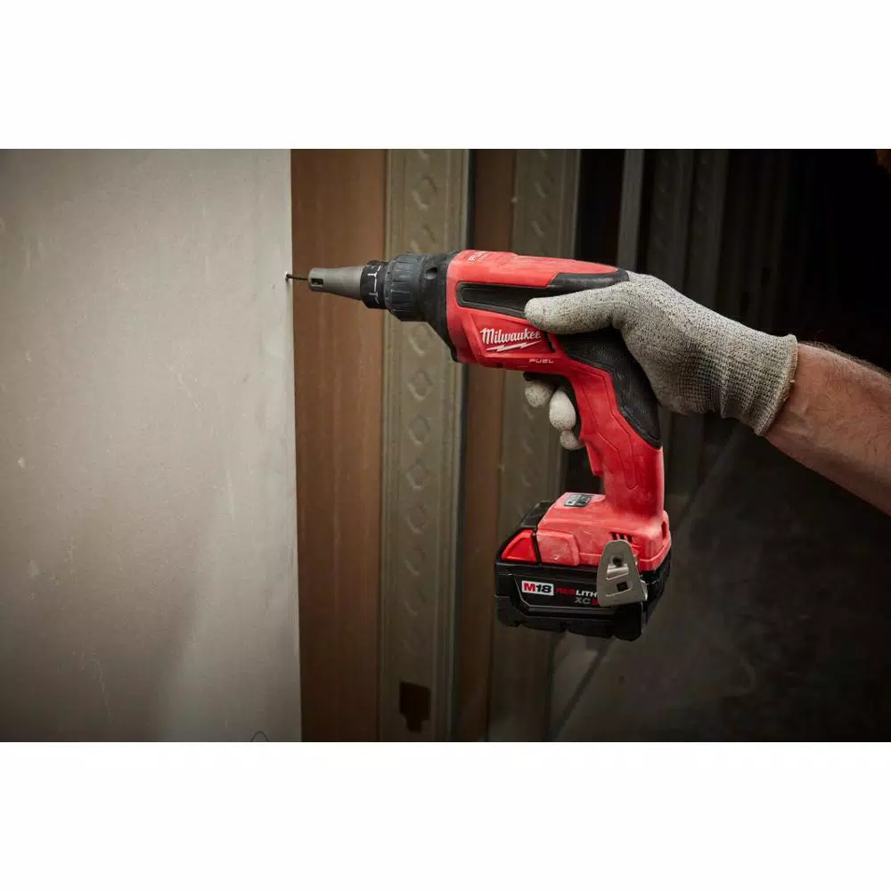 Discount π Milwaukee M18 FUEL 18-Volt Lithium-Ion Brushless Cordless Drywall Screw Gun Kit With (2) 5.0Ah Batteries, Charger And Tool Bag π 9 Discount π Milwaukee M18 FUEL 18-Volt Lithium-Ion Brushless Cordless Drywall Screw Gun Kit With (2) 5.0Ah Batteries, Charger And Tool Bag π - Image 7