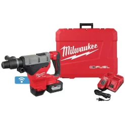 Outlet 🤩 Milwaukee M18 FUEL ONE-KEY 18-Volt Lithium-Ion Brushless Cordless 1-3/4 In. SDS-MAX Rotary 🔨 Hammer With One 12.0 Ah Battery ✨