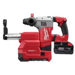 Outlet drills Store 24 Best deal 👏 Milwaukee M28 FUEL 28-Volt Lithium-Ion Brushless 1-1/8 In. SDS Plus Rotary 🔨 Hammer W/ Dust Extractor Kit W/(2) 3.0Ah Batteries ✨